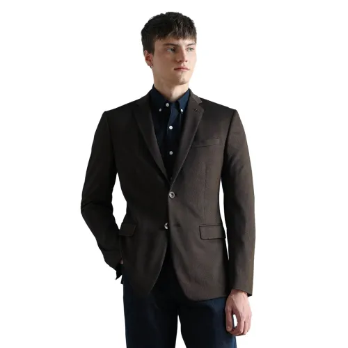 Image of Arrow Men's Zero Calorie Slim Fit Textured Blazer