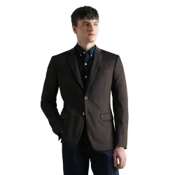 Arrow Mens Zero Calorie Slim Fit Textured Blazer
