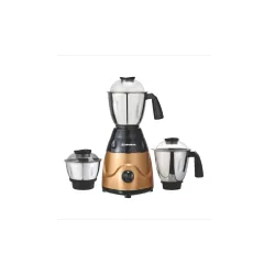 ARSOMAA Metalo 750W Mixer Grinder 3 Jars Golden