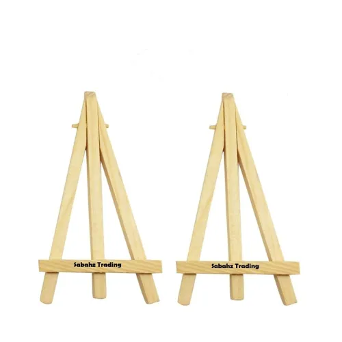 Image of Art Ranger 2 pcs Mini Wooden Display Easel Tripod Stand for Sketch