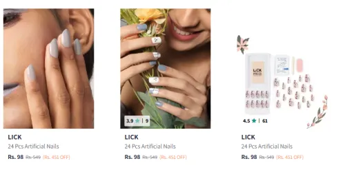 Image of Artificial Nails starting at ₹98