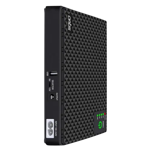 Image of Artis AR-MINIDC-2 Mini UPS for WiFi Router/ Modem/Set top Box Devices. 8800mAh Battery Supports 9V/12V-1A/1.5A/2A Router