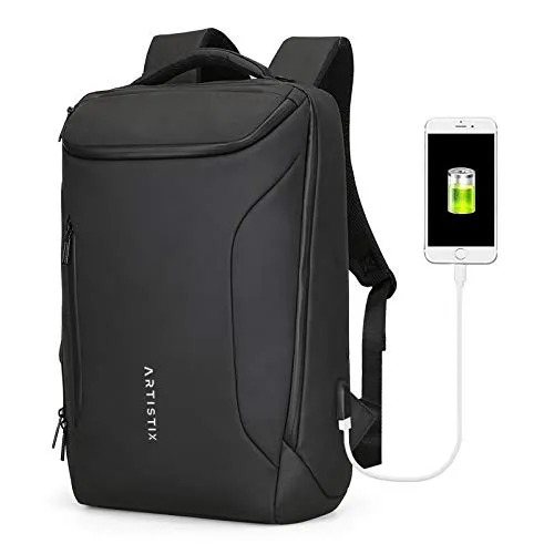 Image of Artistix Alpine Business Class Series Medium Size Anti Theft Laptop Backpack (32 Litre, 15.6 Inch) (Black)