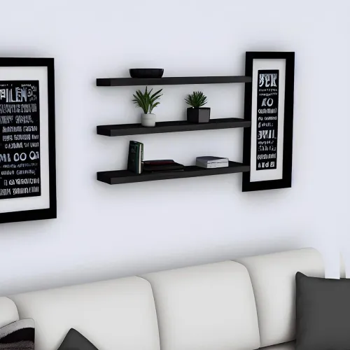 Image of Artival Crafts Floating Wall Shelf Set of 3
