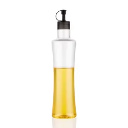 Arto Food-Grade Plastic 1 litres Oil Dispenser for Cooking, Easy Flow Oil and Vinegar Bottle, Oil Pourer, Liquid Dispenser, Transparent, Unbreakable