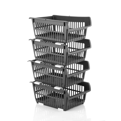 Image of ARTO Stackable Plastic Organizer Rack 