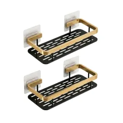 Arto Wall Mounted Shelf | Self-Adhesive Aluminium