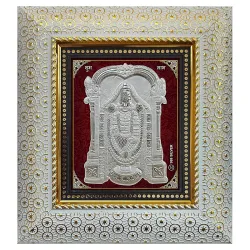 ARTSMINE Silver Balaji Wall Frame – 999 Silver Art|Premium Finish|Spiritual Home