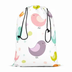 ArtzFolio Colorful Birds D1 Reusable Sack Bag 