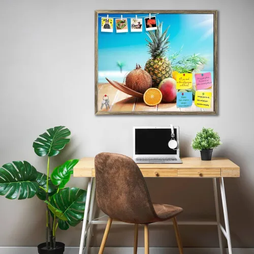 Image of ArtzFolio Fresh Fruits On The Beach | Bulletin Board Notice Pin Board