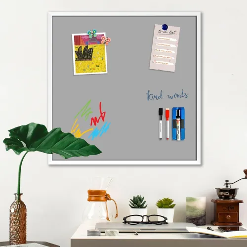 Image of ArtzFolio Greys Magnetic Whiteboard Set