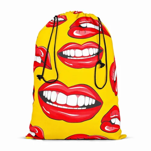 Image of ArtzFolio Lips D2 Reusable Sack Bag
