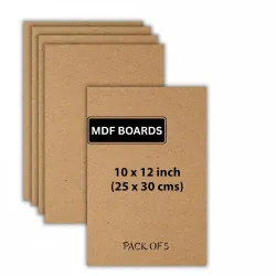 ArtzFolio MDF Board 2.1mm Thick Cutout Sheets for DIY Art Craft Project