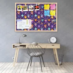 ArtzFolio Owls | Bulletin Board Notice Pin Board