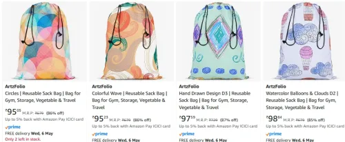Image of ArtzFolio Sack Bag Starting @ ₹95 