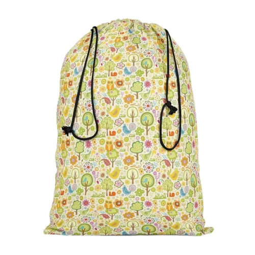 Image of ArtzFolio Silk 36 cms Multicolor Drawstring Gym Bag 
