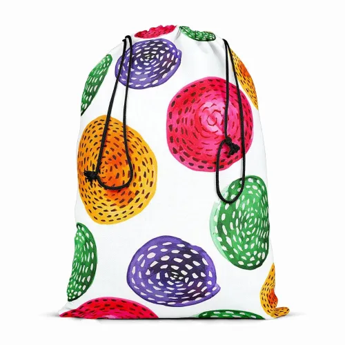 Image of ArtzFolio Watercolor Circles D5 Sack Bag 