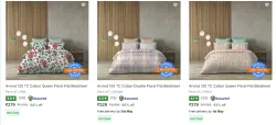 Arvind Bedsheets Minimum 84% Discount