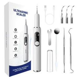 Arvox Electric Teeth Whitening Kit – Instant Teeth Stain Remover, Teeth Tartar Plaque Remover with 5 Adjustable Mode & 3