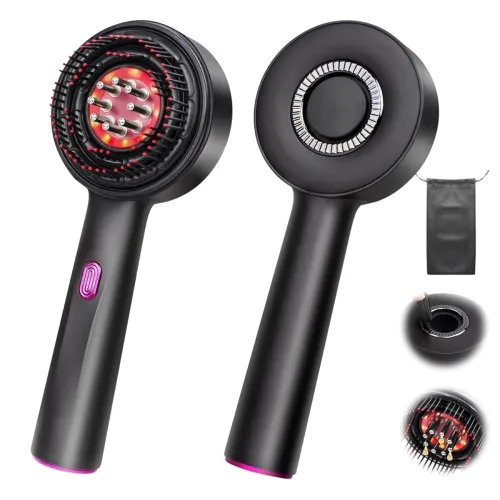 Image of Arvox Oil Applicator Comb Red Led Light Therapy Boost Hair Growth