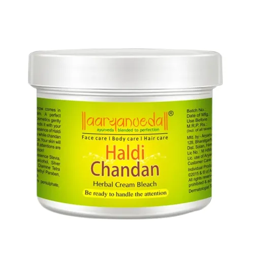 Image of Aryanveda Haldi Chandan Herbal Bleach Cream (43 gm)