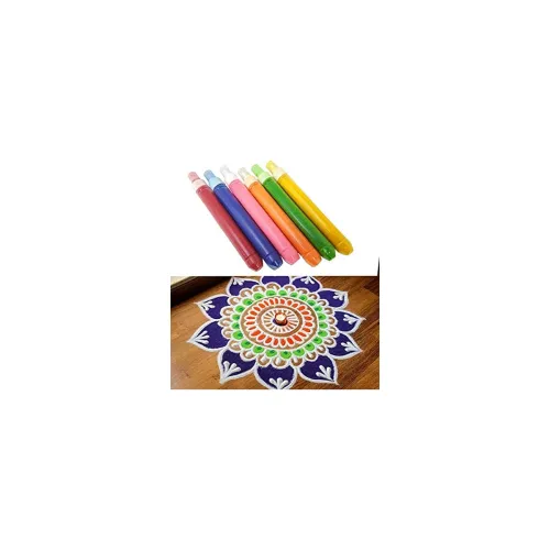 Image of Ascension Design Creativity Diwali Floor Rangoli Colours 12 Tubes