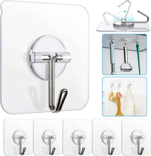 Image of Ascension Glossy Shower Rod Hook 