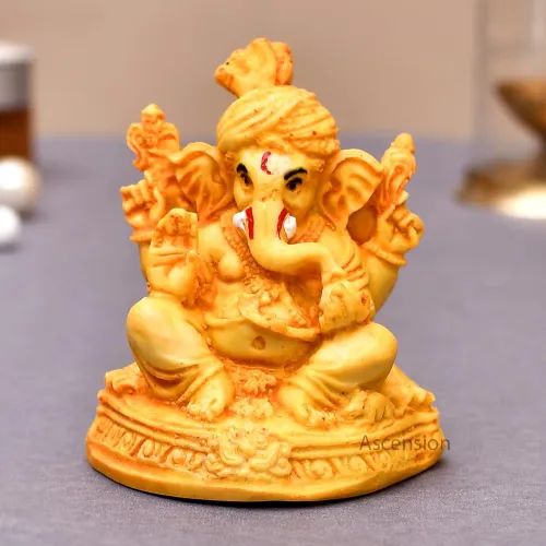 Image of Ascension Pagdi Ganesha Idol for Decor