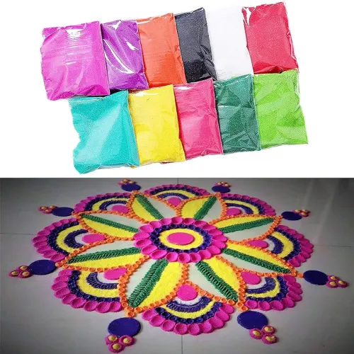 Image of Ascension Sand Rangoli Powder for Diwali Floor Decoration