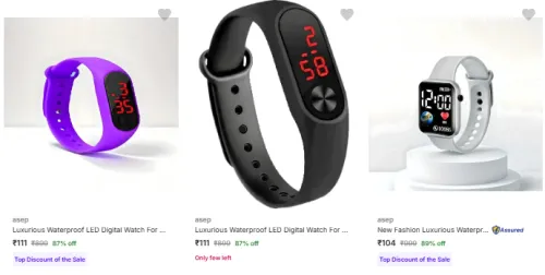 Image of Asep Wrist Watches at minimum 80% Discount