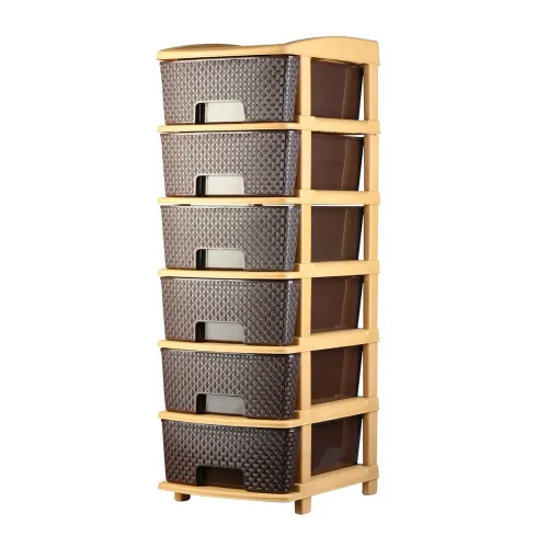 Image of ASHLAS Drawer Multipurpose Drawer Plastic Modular Chest Storage Organizer Home, Office, Parlor, School, Doctors, Home an
