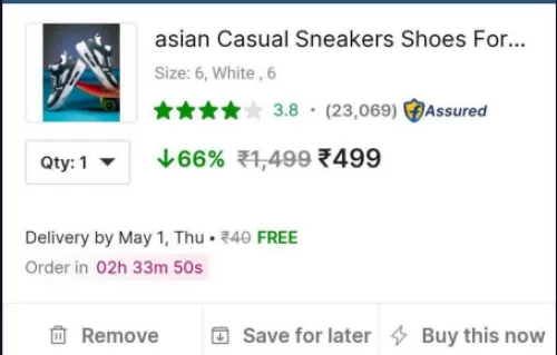 Image of Asian Men's Shoes at just ₹499 