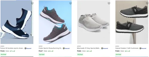 Image of Asian Men’s Sports Shoes at Minimum 63% Discount