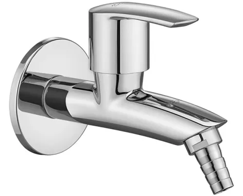 Image of Asian Paints ESSESS Bib Cock Garden Type Brass Body Chrome Finish 2-Piece Set