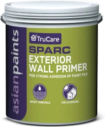 Image of Asian Paints TRUCARE SPARC EXTERIOR WALL PRIMER WHITE WHITE Emulsion Wall Paint (1 L)