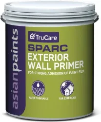 Asian Paints TRUCARE SPARC EXTERIOR WALL PRIMER WHITE WHITE Emulsion Wall Paint (1 L)