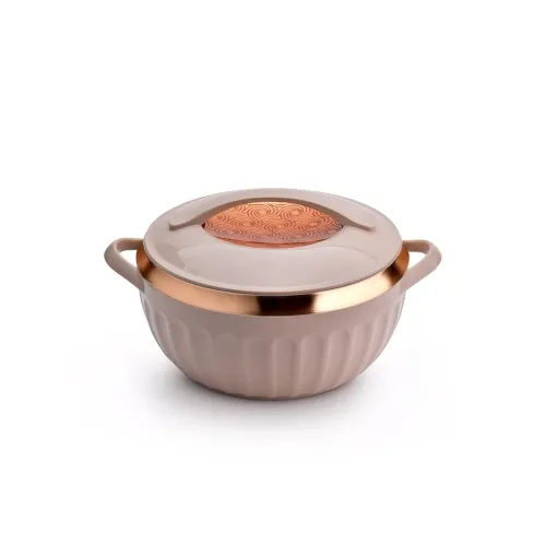 Image of Asian Plastowares Dignity Casserole 1600ml | Premium Insulated Hotpot with Inner Steel Lid | Elegant Diwali Gift Set | K