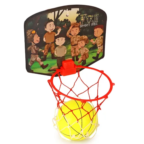Image of Asian Portable Plastic Basketball Hoop for Kids
