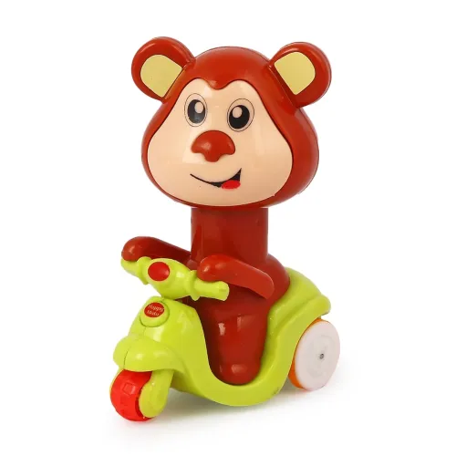 Image of Asian Portable Plastic Monkey Press Toy 