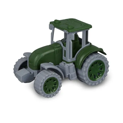 Image of Asian Portable Plastic Pull Back Swaraj Tractor Toy for Kids Pack of 1 (Multicolor)