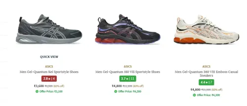 Image of Asics Men's Shoes up to 60% Discount