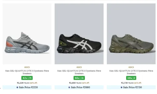 Image of Asics Men Shoes Minimum 60% Discount