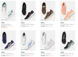 Asics Mens Footwear Min. 64% Discount