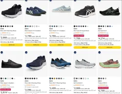 ASICS Mens Shoes at minimum 60% Discount