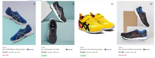 Image of Asics Men's shoes upto 60% discount 