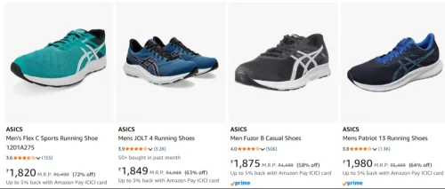 Image of Asics Men's Shoes up to 72% Discount