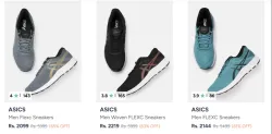 Asics Men's Sneakers up to 65% Discount