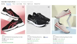 Asics Men’s Sports Shoes at Minimum 50% Discount