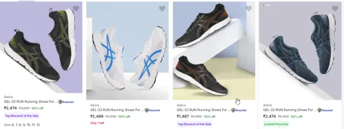 Image of Asics Running Shoes For Men up to 70% Discount 