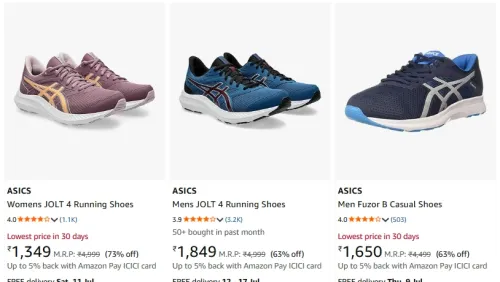 Image of ASICS Shoes at Minimum 73% Discount